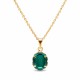 Papuošalų rinkinys moterims DiamondSky „Baroque Mirror (Emerald)“ su Swarovski kristalais