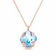 Papuošalų rinkinys moterims DiamondSky „Crete (Vitrail Light)“ su Preciosa® kristalais