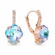 Papuošalų rinkinys moterims DiamondSky „Crete (Vitrail Light)“ su Preciosa® kristalais