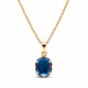 Jewelry Set “Baroque Mirror” (Meridian Blue) embellished with Crystals by Swarovski®