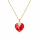 Sidabrinis papuošalų rinkinys moterims „Cute Valentine (Light Siam)“ su Swarovski® kristalais
