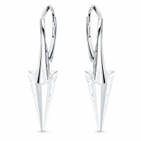 925 Sterling Silver Earrings “Spike II” created with Crystals by Swarovski®