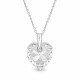 925 Sterling Silver Pendant “Cupid II” embellished with Crystals by Swarovski®