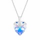 Kaklo papuošalas moterims DiamondSky „Cupid (Aurora Borealis)“ su Swarovski kristalais