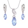 Sidabriniai komplektai su Swarovski® kristalais