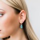 Серьги «Кларис VIII (Aquamarine Blue)» с кристаллами Swarovski®