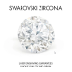 Серебряные серьги «Юнона» с кристаллами Swarovski Zirconia Pure Brilliance