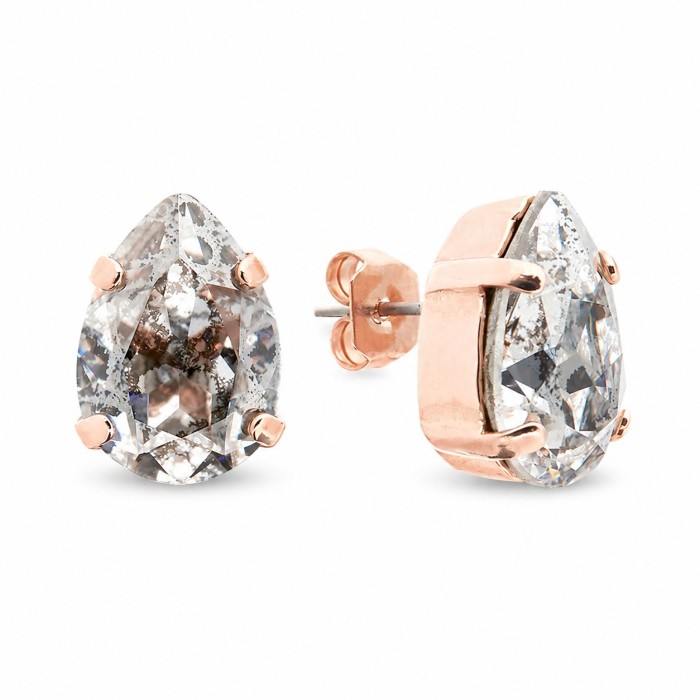 Papuošalų rinkinys moterims „Venus II (Silver Patina)“ su Swarovski® kristalais
