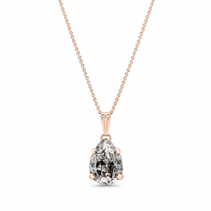 Papuošalų rinkinys moterims „Venus II (Silver Patina)“ su Swarovski® kristalais