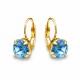Earrings “Glory (Aquamarine Blue)” created with Crystals by Swarovski®