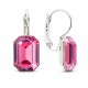 Auskarai „Lourdes (Rose Diamond Touch Light)“ su Swarovski® kristalais