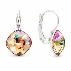 Серьги «Ослепительный Блеск IV (Luminous Green)» с кристаллами Swarovski®