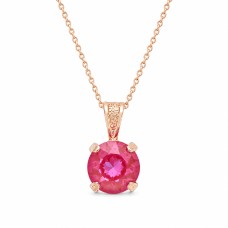 Pakabukas „Juno (Lotus Pink DeLite)“ su Swarovski® kristalais