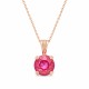 Pakabukas „Juno (Lotus Pink DeLite)“ su Swarovski® kristalais