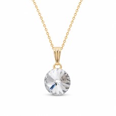 Pakabukas „Clarice II (Silver Night)“ su Swarovski® kristalais