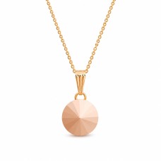 Kaklo papuošalas moterims DiamondSky „Clarice II (Rose Gold)“ su Swarovski kristalais