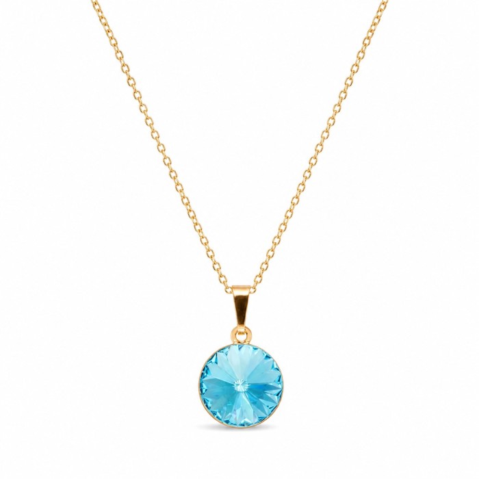 Jewelry Set “Clarice II (Aquamarine Blue)” created with Crystals by Swarovski®