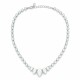 Свадебное колье «Леонора (White Opal)» с кристаллами Сваровски®