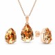 Женский комплект «Венус II (Golden Shadow)» с кристаллами Swarovski®