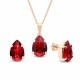 Papuošalų rinkinys moterims „Venus II (Siam)“ su Swarovski® kristalais