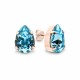 Earrings “Venus II” (Aquamarine) embellished with Crystals by Swarovski®