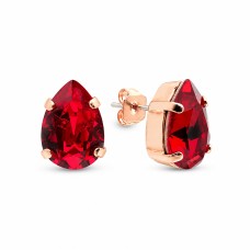 Auskarai „Venus II (Siam)“ su Swarovski® kristalais