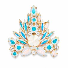 Segė moterims DiamondSky „Crystal Branch II (Aurora Borealis)“ su Swarovski kristalais