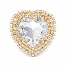 Segė moterims DiamondSky „Crystal Heart“ su Swarovski kristalais