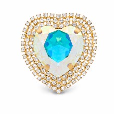 Segė moterims DiamondSky „Kristalo Širdis“ su Swarovski kristalais