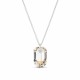 Kaklo papuošalas moterims DiamondSky „Symbiosis (Golden Shadow)“ su Swarovski kristalais