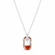 Серебряный кулон «Симбиоз II (Red Magma)» с кристаллами Сваровски®
