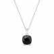 Sidabrinis pakabukas „Glare (Jet)“ su Swarovski® kristalais