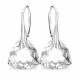 Sidabriniai auskarai „Evening Shine“ su Swarovski® kristalais