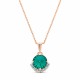 Pakabukas „Clarice V (Emerald)“ su Preciosa® kristalais