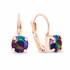 Auskarai „Glory II (Rainbow Dark)“ su Swarovski® kristalais