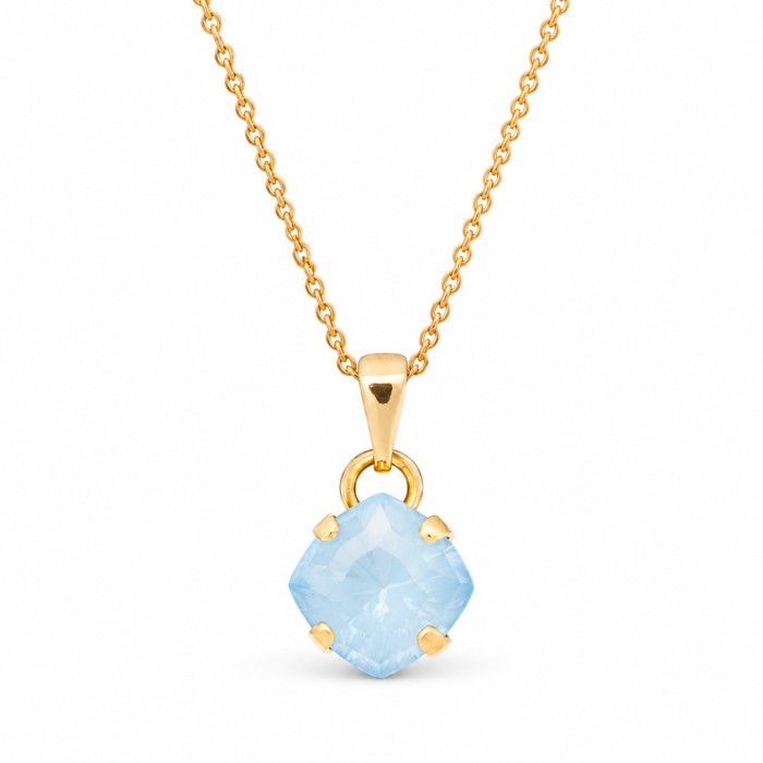 Женский комплект «Магический Kвадрат (Sky Ignite)» с кристаллами Swarovski®