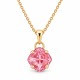 Женский комплект «Магический Kвадрат (Maroon Ignite)» с кристаллами Swarovski®