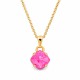 Papuošalų rinkinys moterims „Magical Square (Electric Pink Ignite)“ su Swarovski® kristalais
