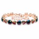 Apyrankė moterims DiamondSky „Romantic Tenderness II (Volcano / Rainbow Dark)“ su Swarovski kristalais