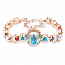 Apyrankė moterims DiamondSky „Sofia II (Aurora Borealis)“ su Swarovski kristalais