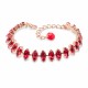 Apyrankė moterims DiamondSky „Ornella II (Light Siam)“ su Swarovski kristalais