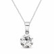 Sidabrinis papuošalų rinkinys moterims DiamondSky „Classic“ su Swarovski kristalais