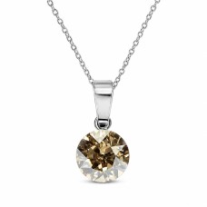 Sidabrinis pakabukas „Classic (Golden Shadow)“ su Swarovski® kristalais