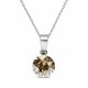 Sidabrinis pakabukas „Classic (Golden Shadow)“ su Swarovski® kristalais
