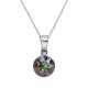 Sidabrinis papuošalų rinkinys moterims „Classic (Vitrail Medium)“ su Swarovski® kristalais