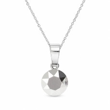 Sidabrinis pakabukas „Classic (Light Chrome)“ su Swarovski® kristalais