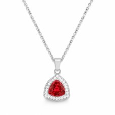 Sidabrinis pakabukas „Elemental Magic (Scarlet)“ su Swarovski® kristalais