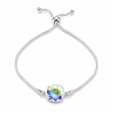 Sidabrinė apyrankė moterims DiamondSky „Akinantis Spindesys (Aurora Borealis)“