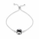 Sidabrinė apyrankė moterims DiamondSky „Akinantis Spindesys (Silver Night)“