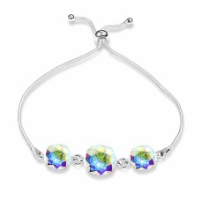Sidabrinė apyrankė moterims DiamondSky „Akinantis Spindesys II“